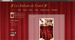 Desktop Screenshot of les-rubans-de-fenril.blogspot.com