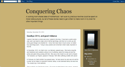 Desktop Screenshot of conqueringchaos.blogspot.com