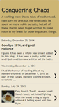 Mobile Screenshot of conqueringchaos.blogspot.com