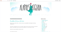 Desktop Screenshot of alaprestatgeria.blogspot.com