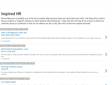 Tablet Screenshot of inspiredhr.blogspot.com