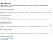 Tablet Screenshot of nursery-works.blogspot.com