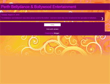 Tablet Screenshot of bellydance-perth.blogspot.com