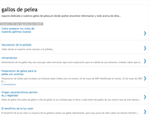 Tablet Screenshot of gallosygallinasdepelea.blogspot.com