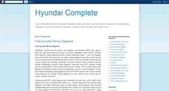 Desktop Screenshot of hyundaimanuals.blogspot.com