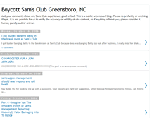Tablet Screenshot of boycott-sams-club.blogspot.com