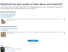 Tablet Screenshot of dhiancraft.blogspot.com