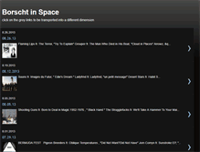 Tablet Screenshot of borschtinspace.blogspot.com