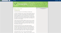Desktop Screenshot of christianrelief.blogspot.com