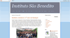 Desktop Screenshot of institutosaobenedito.blogspot.com