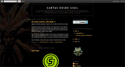 Desktop Screenshot of cartasdesdesigil.blogspot.com