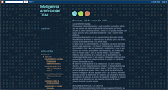 Desktop Screenshot of inteligenciaartificialdeltesi.blogspot.com