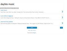 Tablet Screenshot of dayliesmusic.blogspot.com
