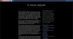 Desktop Screenshot of pochoabogado.blogspot.com