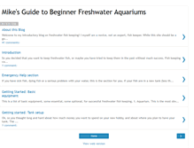 Tablet Screenshot of mikesfishes.blogspot.com