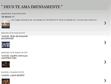 Tablet Screenshot of deusteamaimensamente.blogspot.com