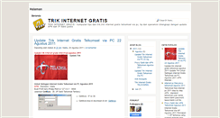 Desktop Screenshot of kumpulan-trik-gratisan.blogspot.com