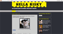 Desktop Screenshot of hella-risky.blogspot.com