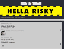 Tablet Screenshot of hella-risky.blogspot.com