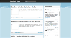 Desktop Screenshot of indoflashnews.blogspot.com