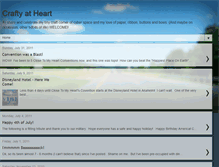 Tablet Screenshot of craftyatheart.blogspot.com