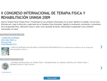 Tablet Screenshot of congresoterapiafisica-unmsm09.blogspot.com