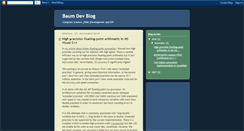 Desktop Screenshot of baumdevblog.blogspot.com