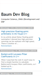 Mobile Screenshot of baumdevblog.blogspot.com