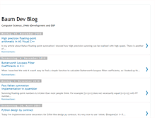 Tablet Screenshot of baumdevblog.blogspot.com
