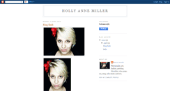 Desktop Screenshot of hollyannemiller.blogspot.com