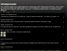 Tablet Screenshot of elmalpensado.blogspot.com