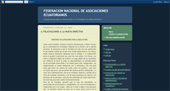 Desktop Screenshot of fenadeecuador.blogspot.com