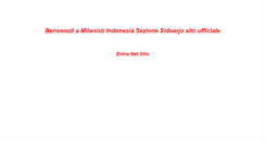 Desktop Screenshot of milanistisidoarjo.blogspot.com