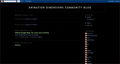 Desktop Screenshot of animationdimensions.blogspot.com