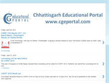 Tablet Screenshot of educationchhattisgarh.blogspot.com