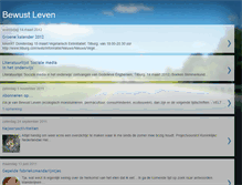 Tablet Screenshot of bewust-leven.blogspot.com