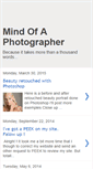 Mobile Screenshot of mindofaphotographer.blogspot.com