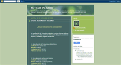 Desktop Screenshot of noticias-ipcradio.blogspot.com
