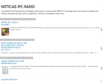 Tablet Screenshot of noticias-ipcradio.blogspot.com