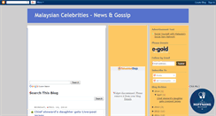 Desktop Screenshot of malaysian-celebrities.blogspot.com