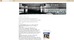 Desktop Screenshot of intuitionofthewomb.blogspot.com