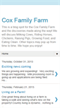 Mobile Screenshot of coxfamilyfarm.blogspot.com