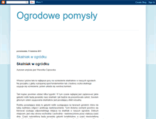Tablet Screenshot of ogrodowypomysl.blogspot.com