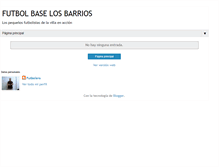 Tablet Screenshot of futbolbaselosbarrios.blogspot.com