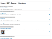 Tablet Screenshot of journeyworkshops.blogspot.com