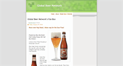 Desktop Screenshot of globalbeer.blogspot.com