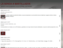 Tablet Screenshot of lasendaamartillazos.blogspot.com