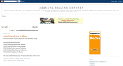 Desktop Screenshot of medicalbillingexperts.blogspot.com