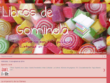 Tablet Screenshot of librosdegominola.blogspot.com