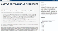 Desktop Screenshot of martaspredikningar.blogspot.com